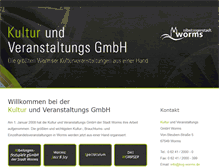 Tablet Screenshot of kvg-worms.de